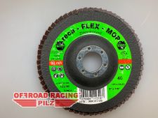 RECA Flex-Mop Fcherschleifscheiben Korn 40, Zirkonkorund, gewlbt 125 mm