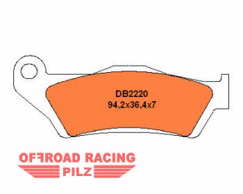 Delta Braking Bremsbelag Brembo vorne 93- fr KTM, fr Husky, fr Husaberg, fr TM, fr Sherco, fr GasGas