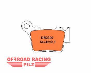 Delta Braking Bremsbelag fr KTM 04-, fr Husky 04- hinten