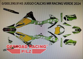 Aufklebersatz Dekor " RACING " fr Rieju 24