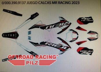 Aufklebersatz Dekor " HARD OFFROAD" fr Rieju 23