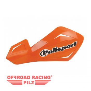 POLISPORT Handschtzer Handprotektor li + re Universal FREEFLOW LITE orange mit Haltersatz