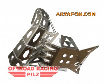 Motorschutz / Bodenplatte - Auspuffschutz fr GasGas & Rieju