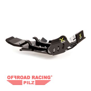 Motorschutz / Bodenplatte HDPE 8 mm mit Umlenkungschutz fr GasGas & Rieju