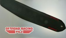 Sitzbank "Racing" schwarz - von oben geschraubt ( Schriftzug "GasGas" rot gestickt ) fr GasGas
