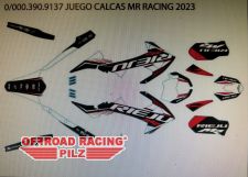 Aufklebersatz Dekor " HARD OFFROAD" fr Rieju 23
