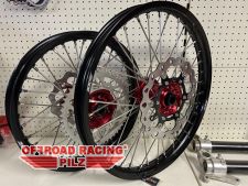 KKE Radsatz 21/18 Zoll inkl. Galfer Bremsscheiben und ESJOD Kettenrad f�r GasGas & Rieju