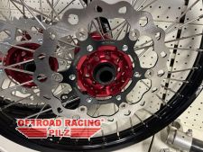 KKE Radsatz 21/18 Zoll inkl. Galfer Bremsscheiben und ESJOD Kettenrad f�r GasGas & Rieju