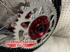 KKE Radsatz 21/18 Zoll inkl. Galfer Bremsscheiben und ESJOD Kettenrad f�r GasGas & Rieju